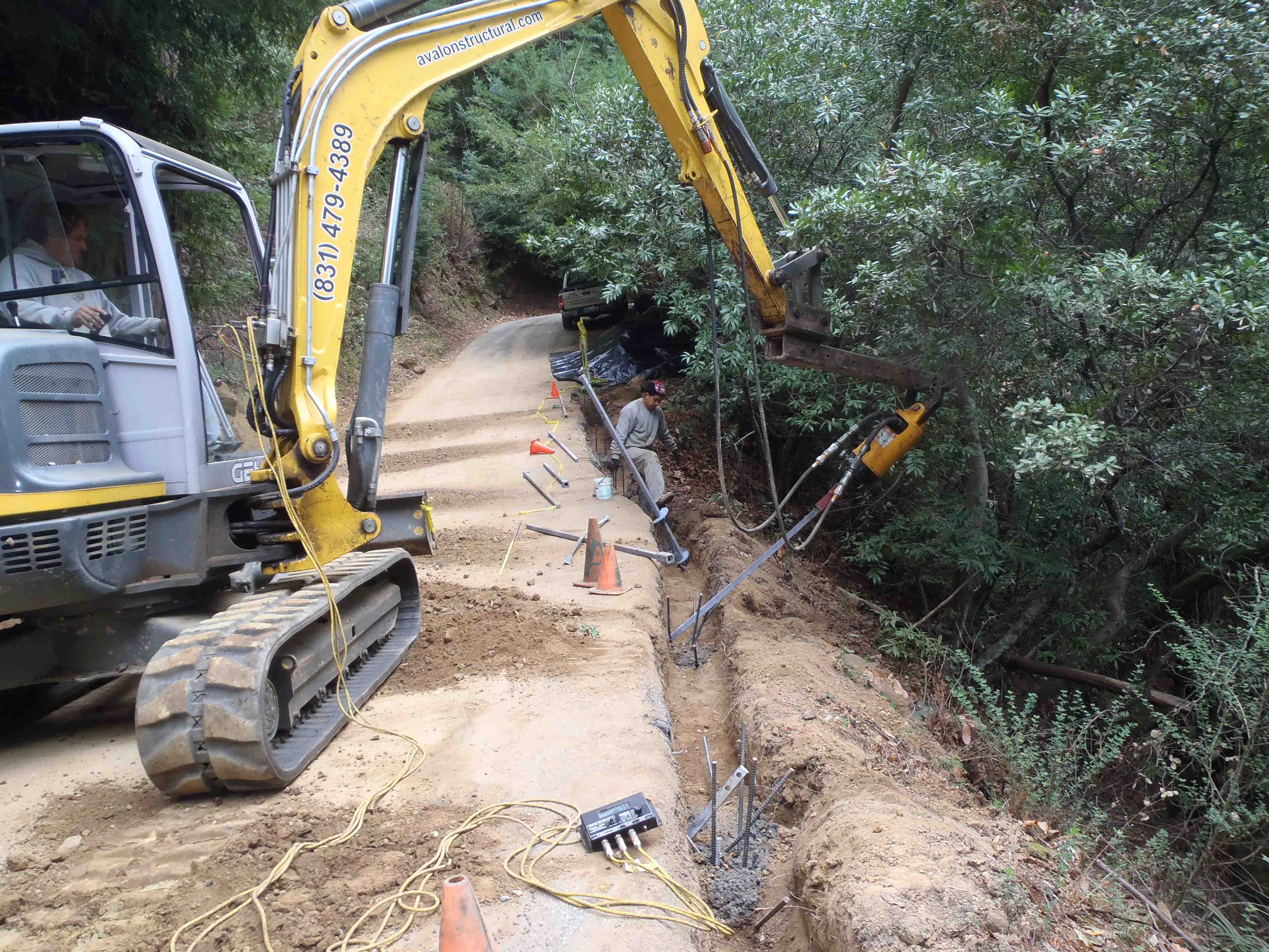 Avalon Structural Hillside Road Fortification